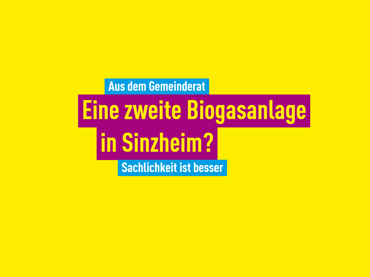 FDP Sinzheim - Biogasanlage