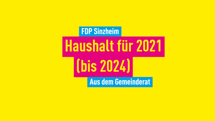 FDP Sinzheim Haushalt 2021