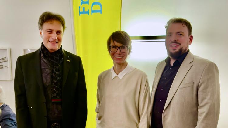 Günter Baumgarten, Judith Skudelny (MdB), Martin Gassner-Herz (MdB) FDP Bundestagswahl