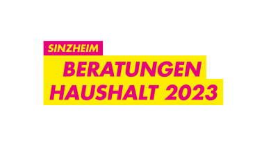Sinzehim Haushalt FDP Kurt Rohner Freie Demokraten Liberal Gemeinde